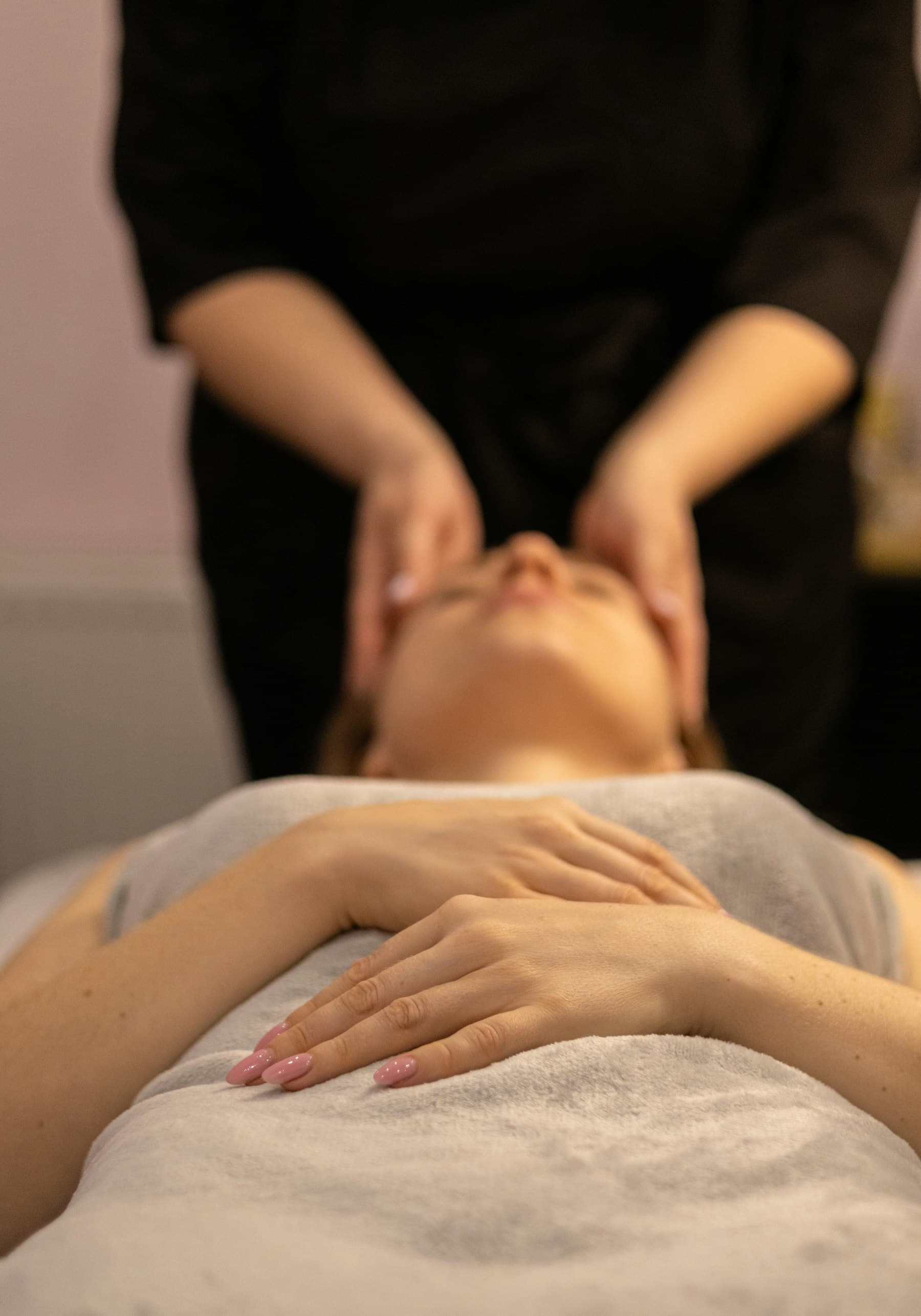 A calming facial and energy treatment